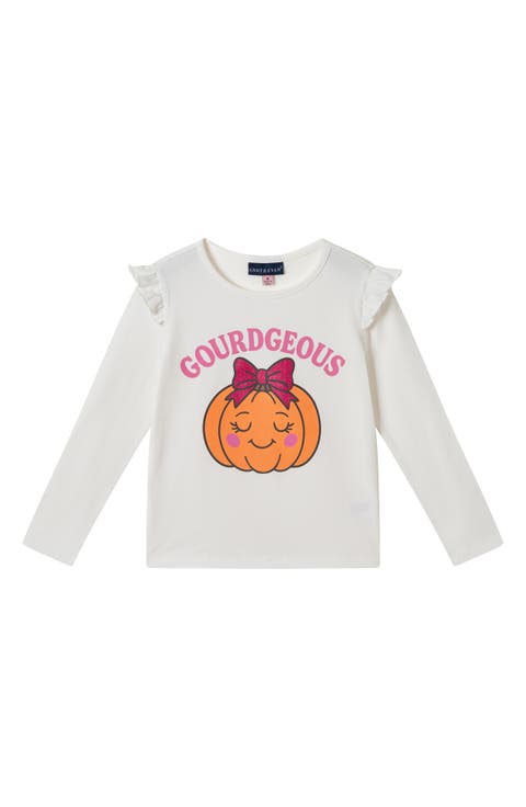 Kids' Gourdgeous Ruffled Graphic Tee