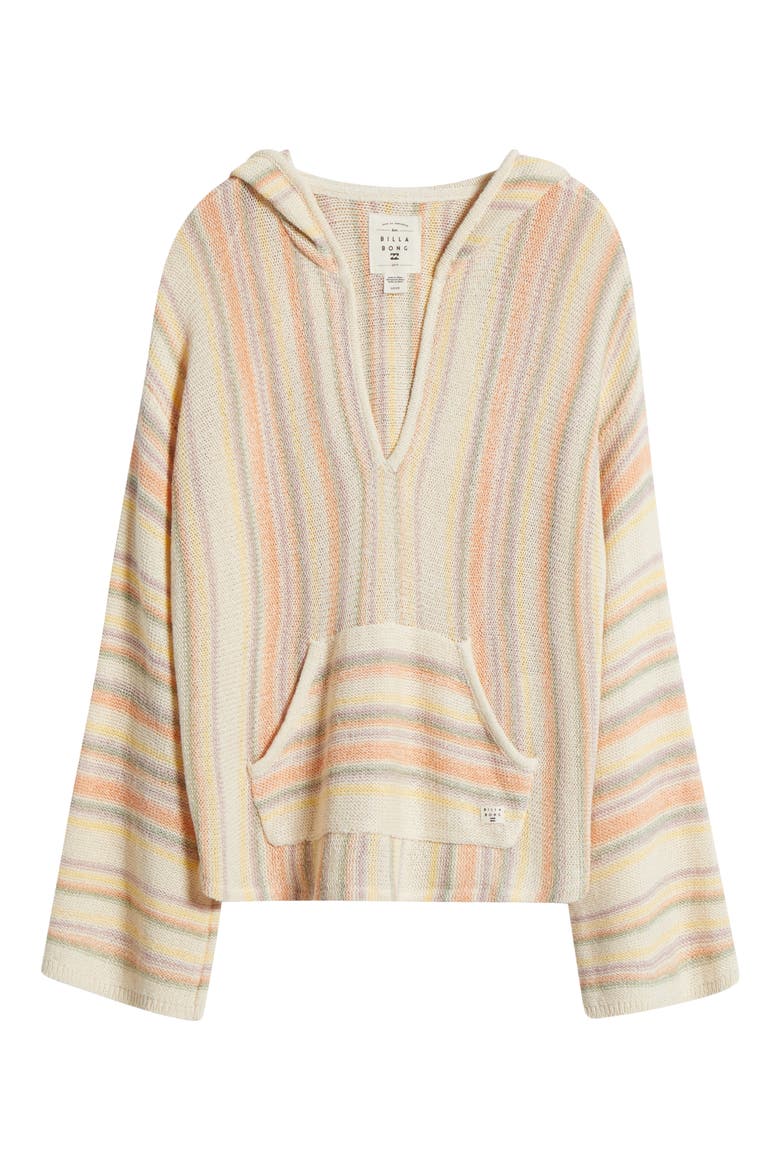 Baja Beach Stripe Hoodie, Alternate, color, SUNFLOWER