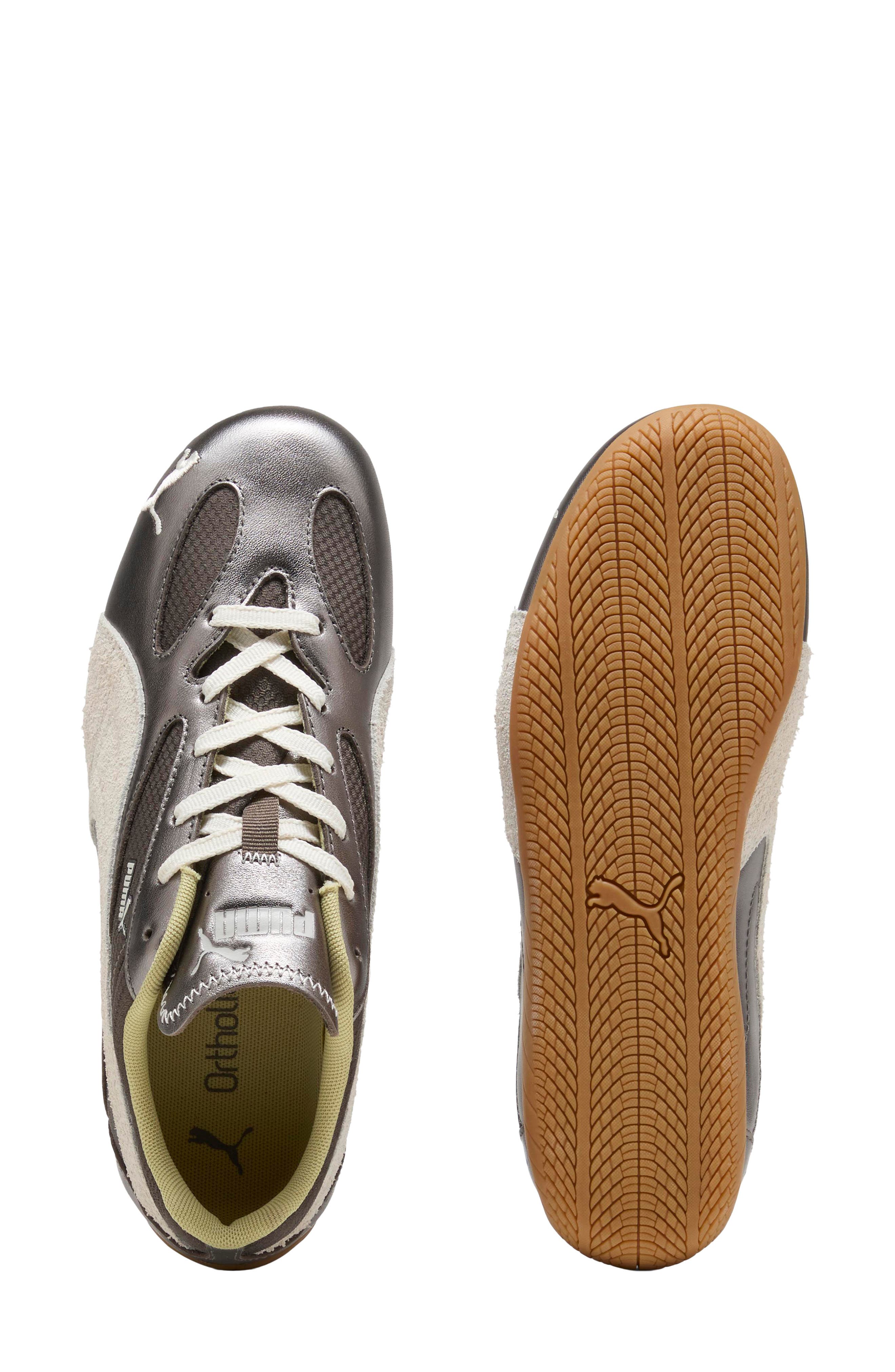 Speedcat Lou Metallic Sneaker, Alternate, color, MATTE BRONZE/ GUM
