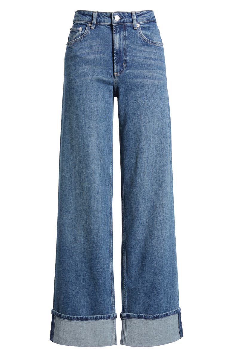 Rails Getty Cuffed High Waist Wide Leg Jeans, Alternate, color,