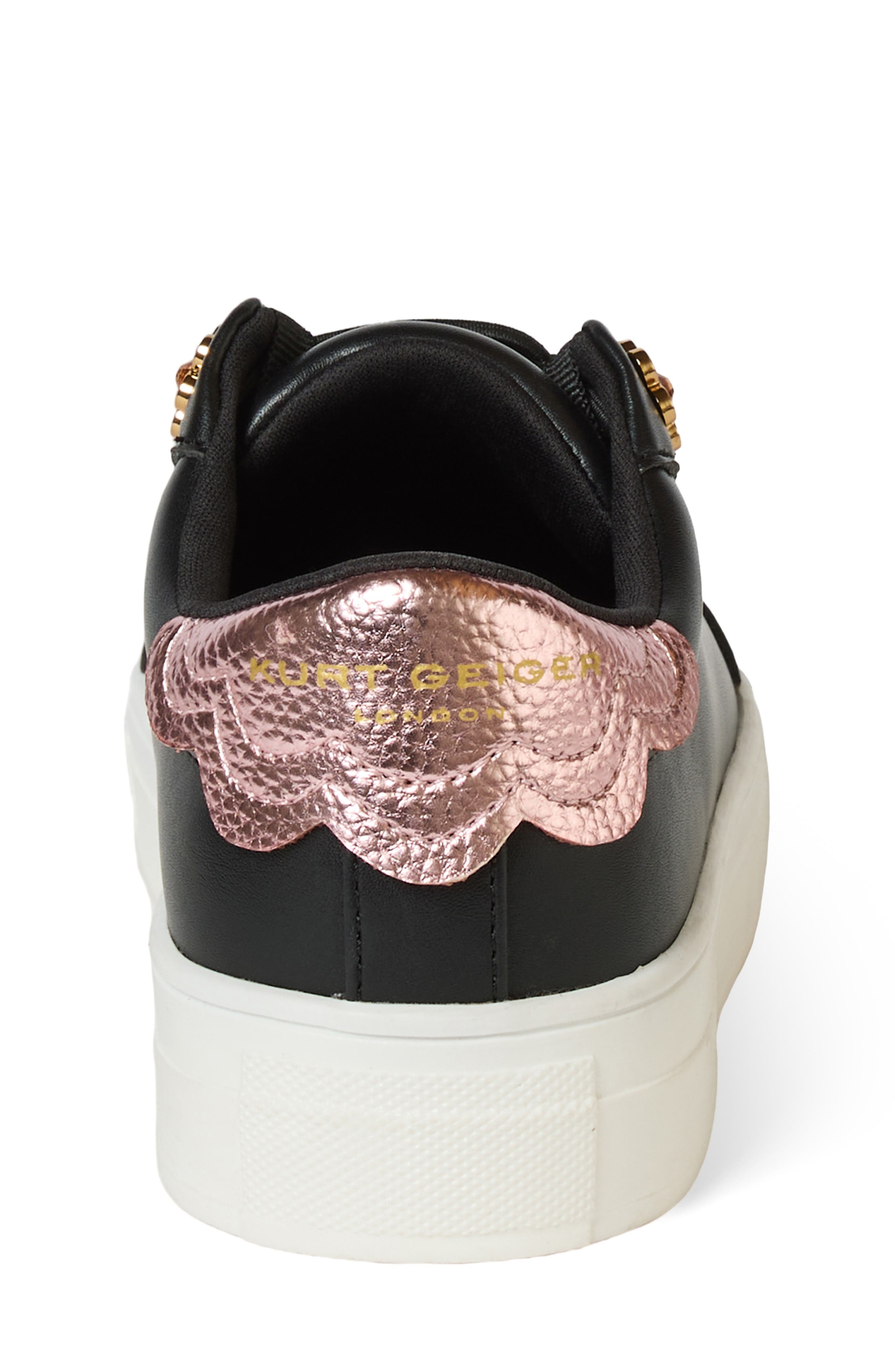Kids' Mini Liviah Flower Slip-On Sneaker, Alternate, color, BLACK