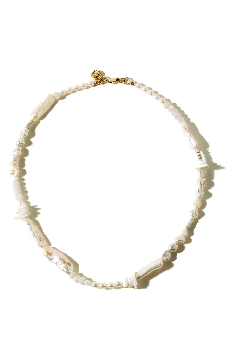 Child of Wild Midsummer Solstice 14K-Gold Fill & Cultured Pearl Necklace, Main, color,