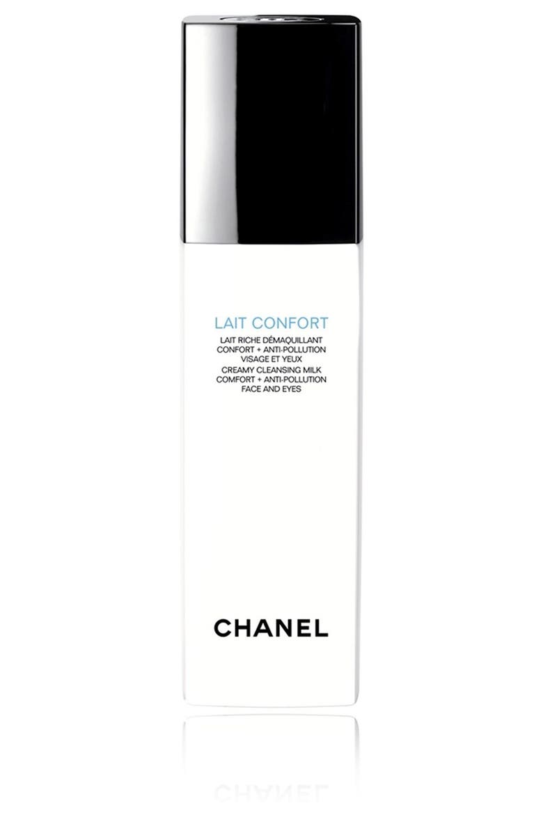 LAIT CONFORT 
Creamy Cleansing Milk Comfort + Anti-Pollution Face & Eyes, Main, color, NO COLOR