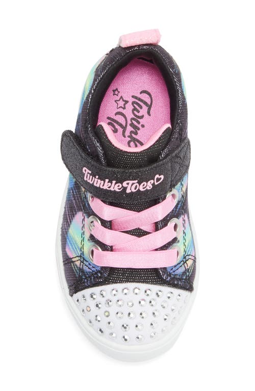Skechers Kids' Heart Steps Twinkle Toes Sneaker In Black