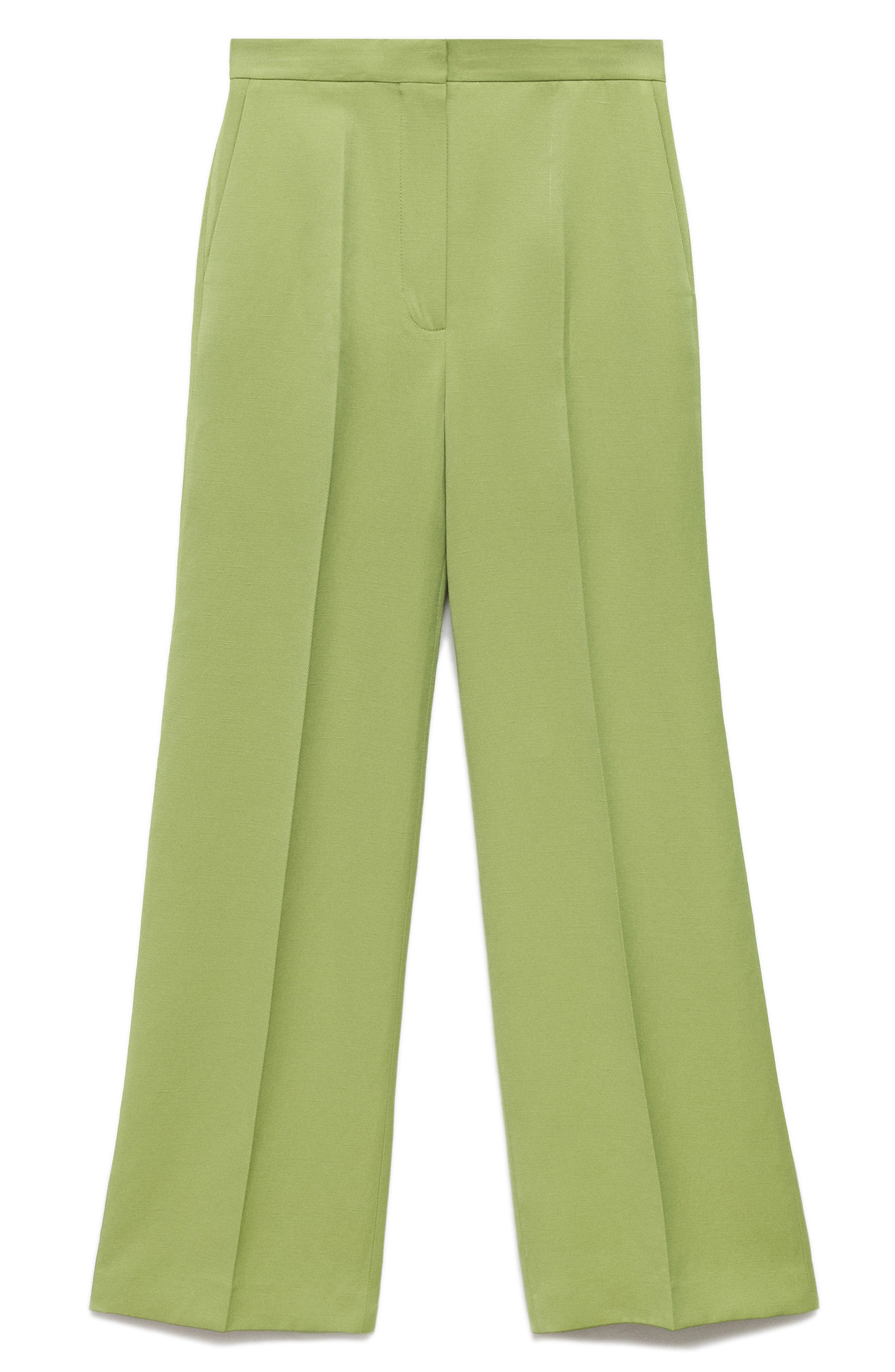 MANGO Straight Leg Suit Pants
