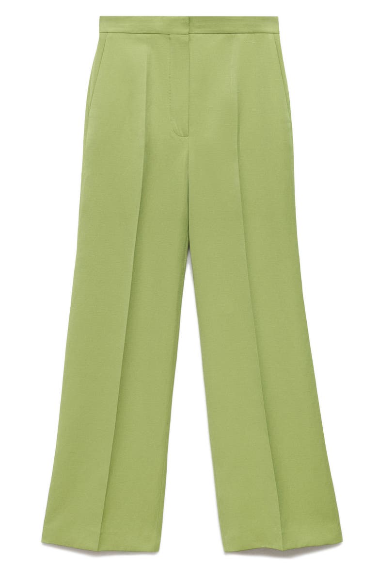 Straight Leg Suit Pants, Main, color, LIME GREEN