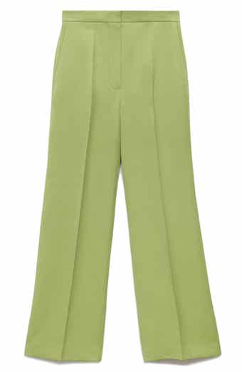 MANGO Straight Leg Suit Pants