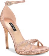 Nine West Lartay Platform Ankle Strap Sandal