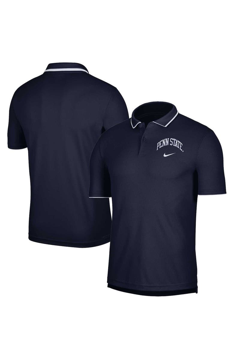 Nike Men's Nike Navy Penn State Nittany Lions UV Collegiate Team Performance Polo, Main, color, 