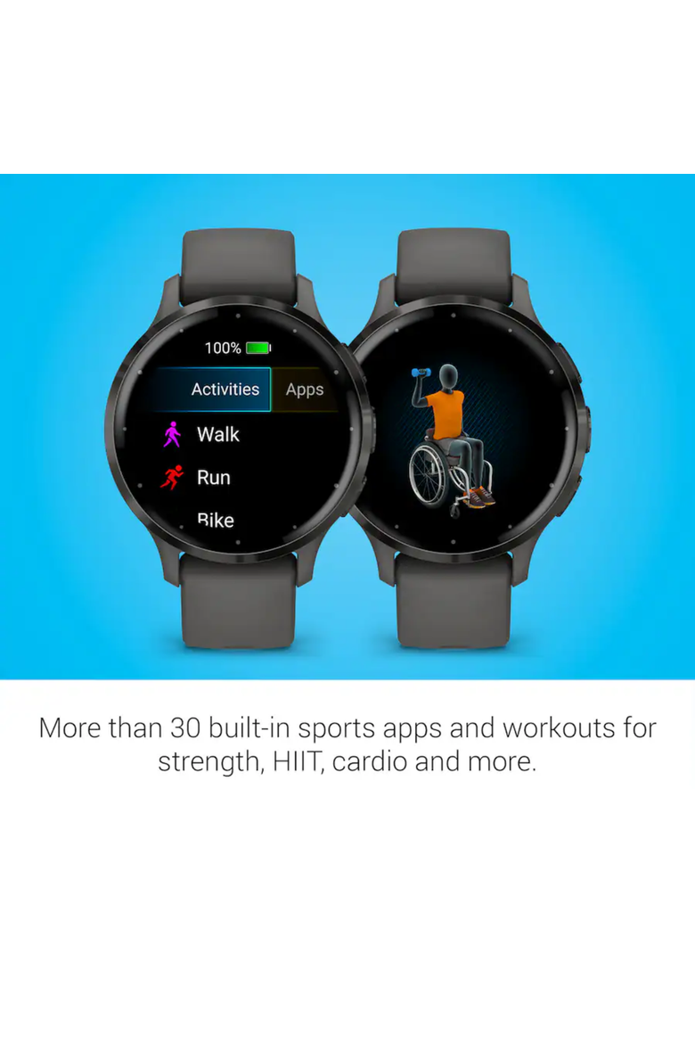 Venu 3 GPS Fitness Smartwatch 45mm, Alternate, color, Whitestone