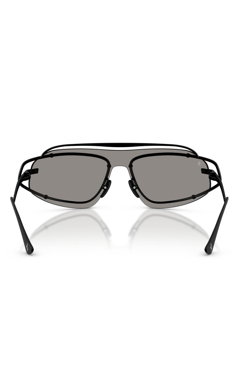 Ferrari 132mm Rimless Rectangular Sunglasses, Alternate, color, 
