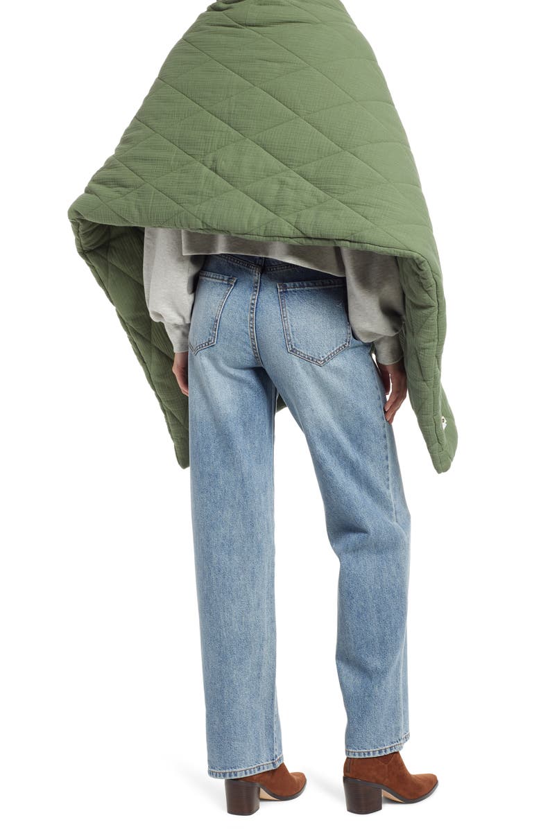 Madewell Quilted Cape Scarf, Alternate, color,