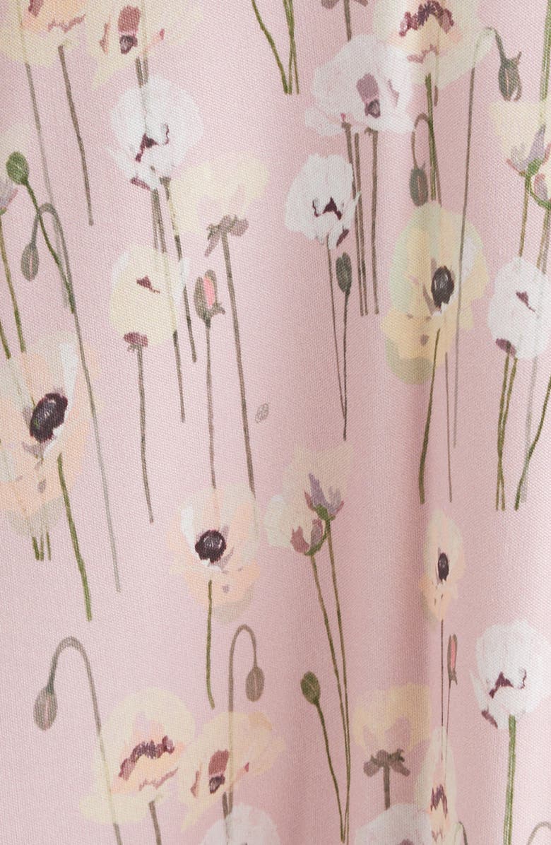 BERNADETTE Robbie Floral Midi Skirt, Alternate, color, Smaller Poppies
