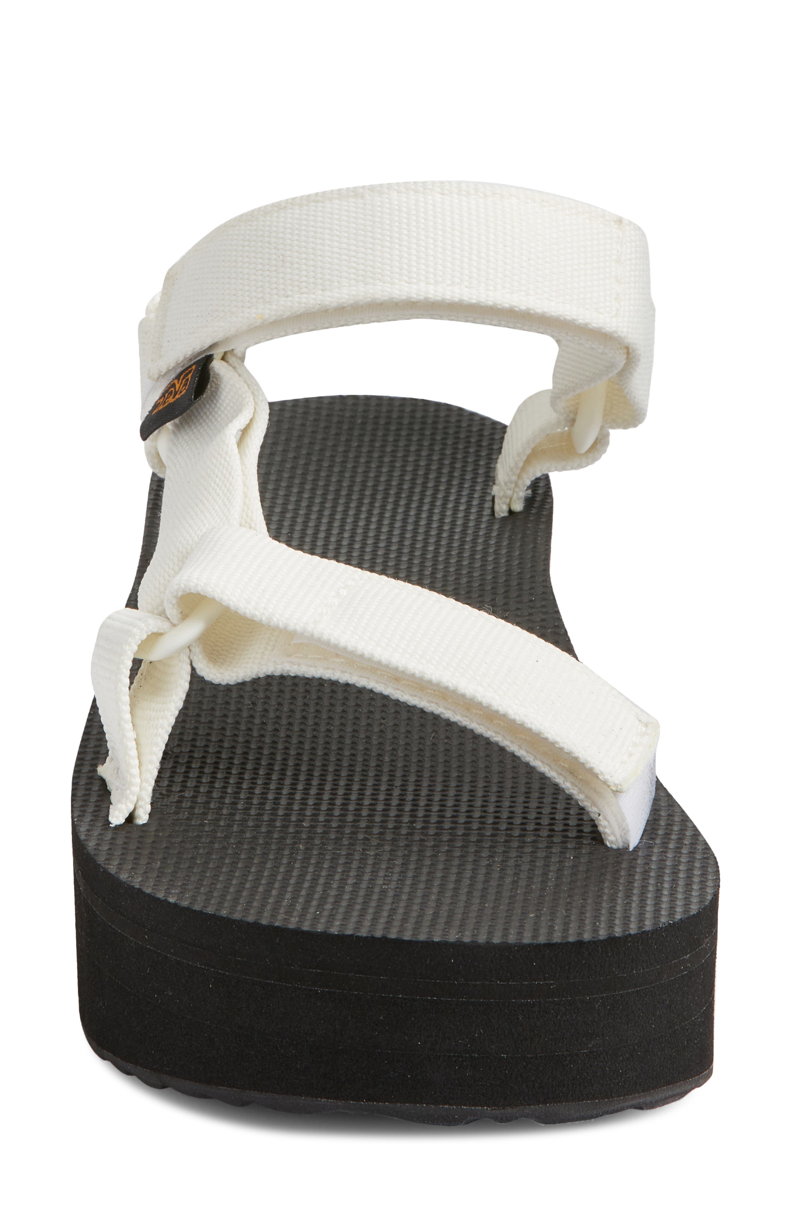 Universal Platform Sandal, Alternate, color, BLACK/ WHITE