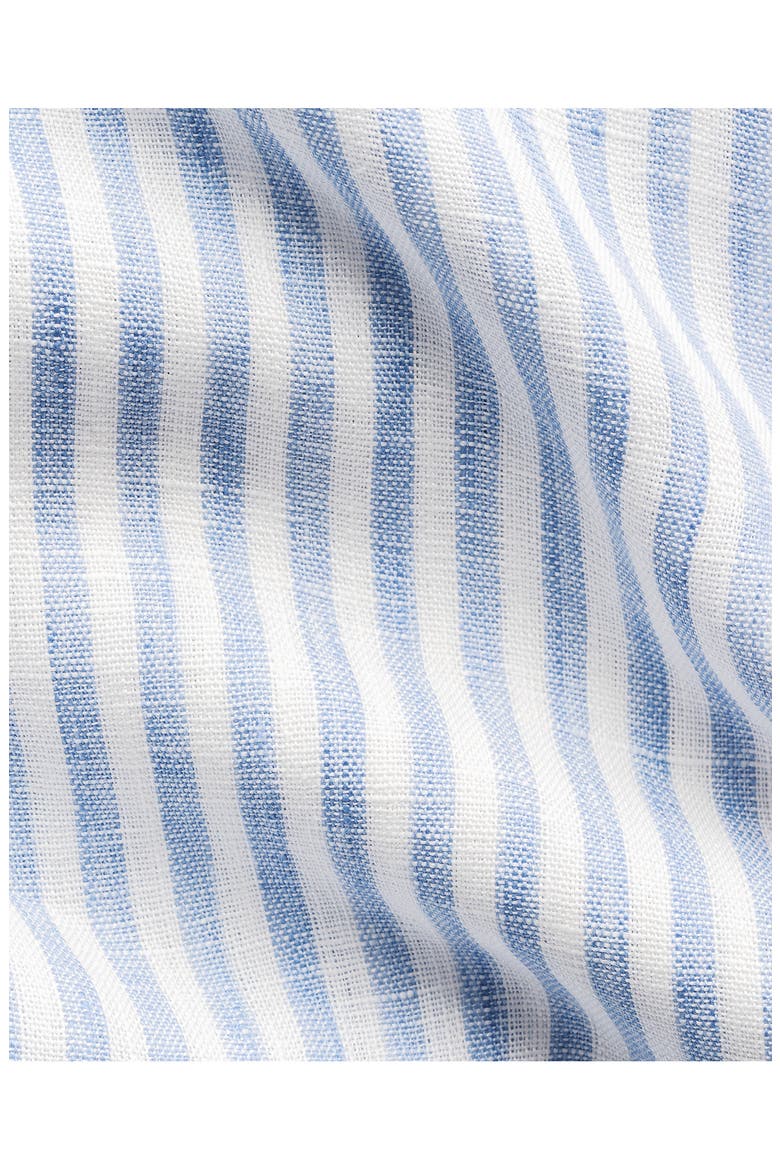 Regular Fit Bengal Stripe Linen Dress Shirt, Alternate, color, LIGHT BLUE