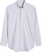 Peter Millar Casey Check Performance Twill Button-Down Shirt