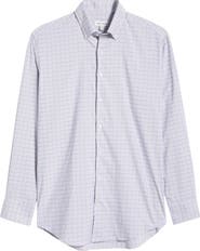 Peter Millar Casey Check Performance Twill Button-Down Shirt
