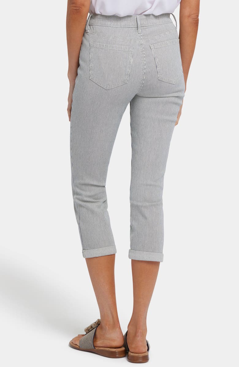 NYDJ Chloe Cuff Capri Jeans, Alternate, color, Luarca Stripe