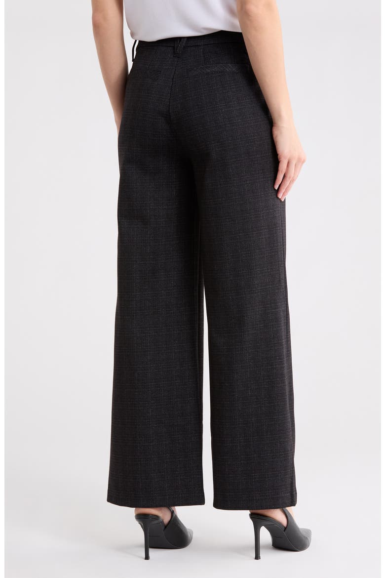 Ab Technology Plaid Skyrise Pants, Alternate, color, CHARCOAL MULTI