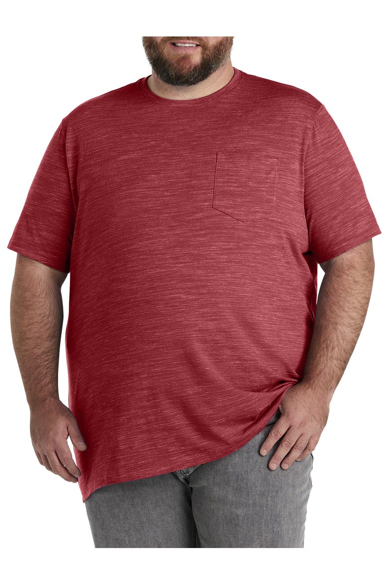 Big & Tall Space Dye Pocket T-Shirt, Alternate, color, SAVVY SD