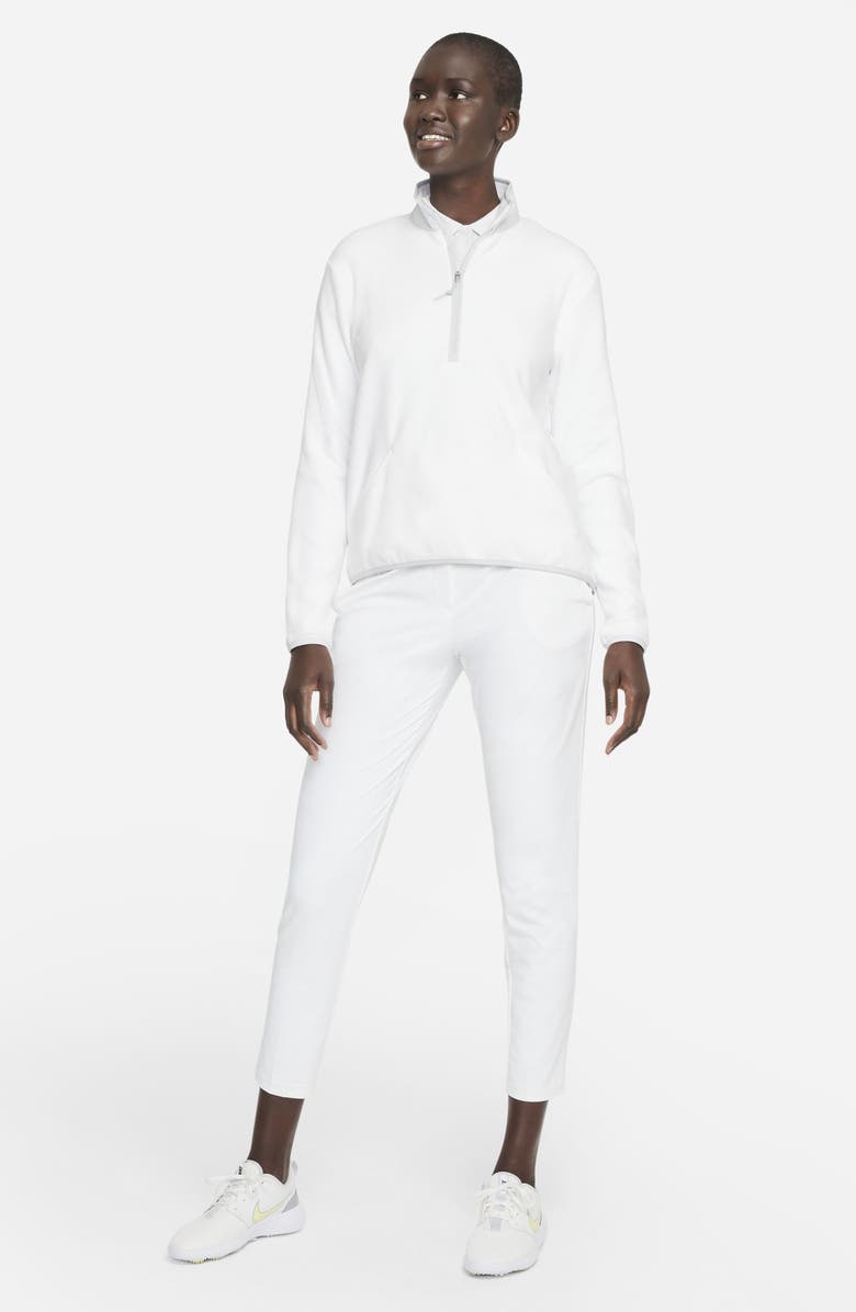 Nike ThermaFIT Victory Half-Zip Golf Top, Alternate, color, White/ Photon Dust/ White