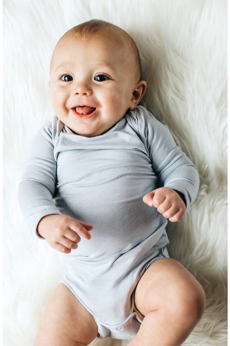Long Sleeve Bodysuit, Alternate, color, STORM