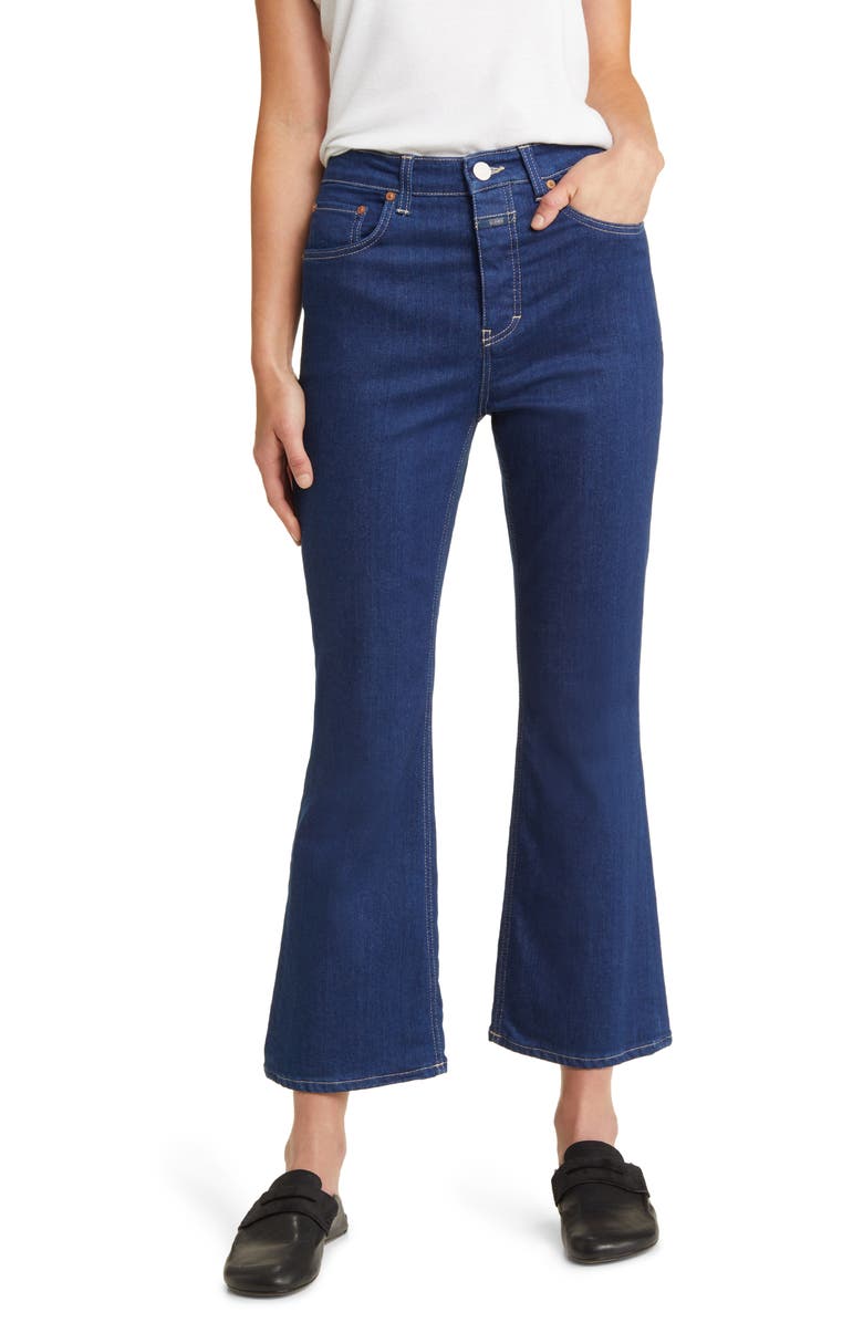 Closed Hi-Sun High Waist Flare Jeans, Main, color, 