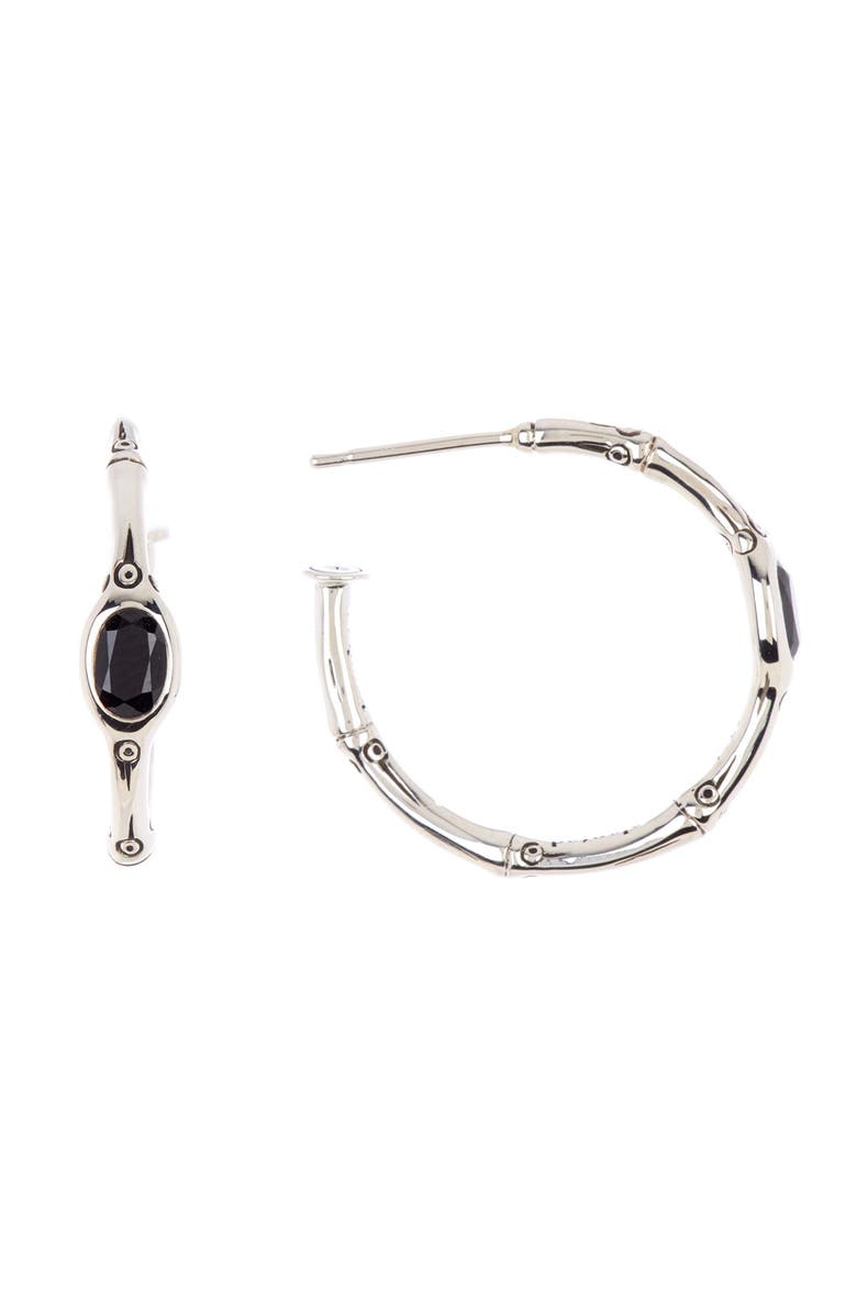 John Hardy Batu Bamboo Small Hoop Earrings, Main, color,