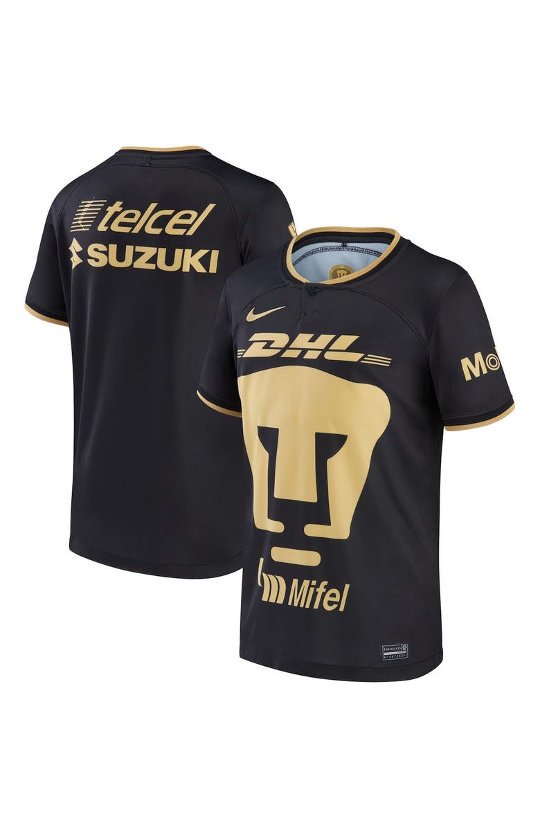 Nike Youth Nike  Black Pumas 2022/23 Stadium Third Replica Jersey, Alternate, color, 