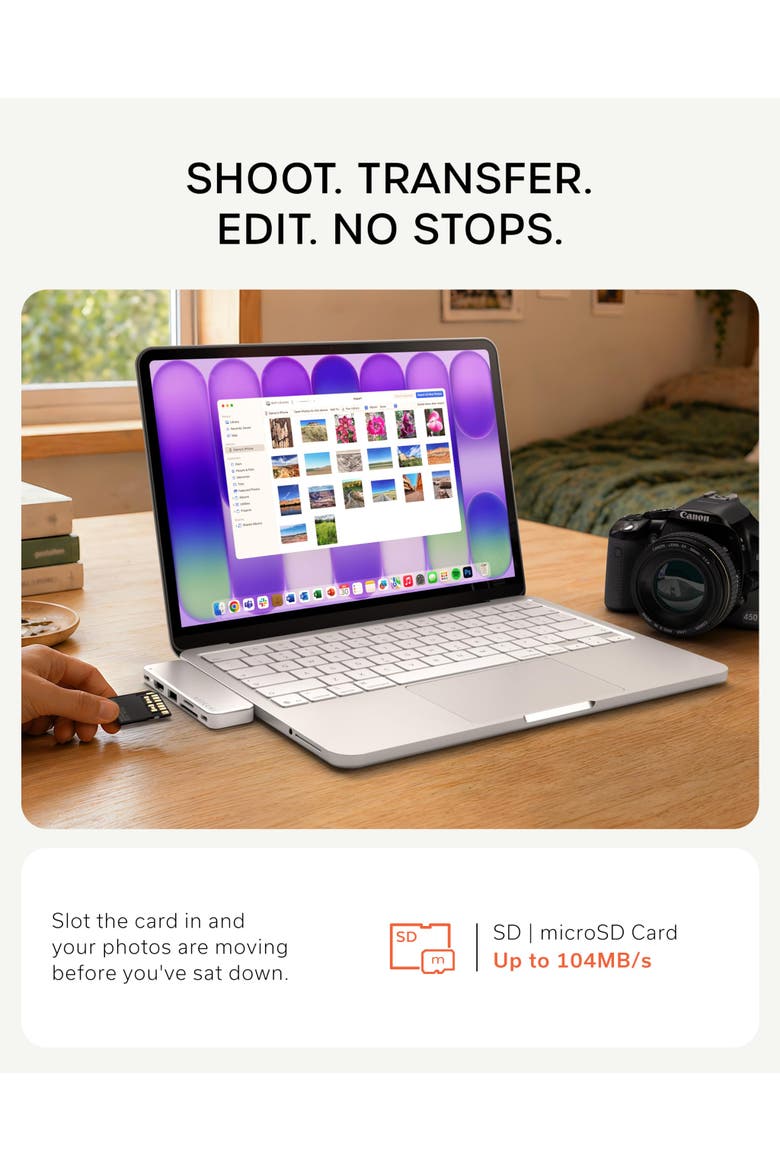 USB-C Snap Hub for MacBook Neo, Alternate, color, Silver