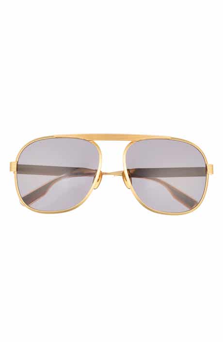 Gucci 60mm Aviator Sunglasses