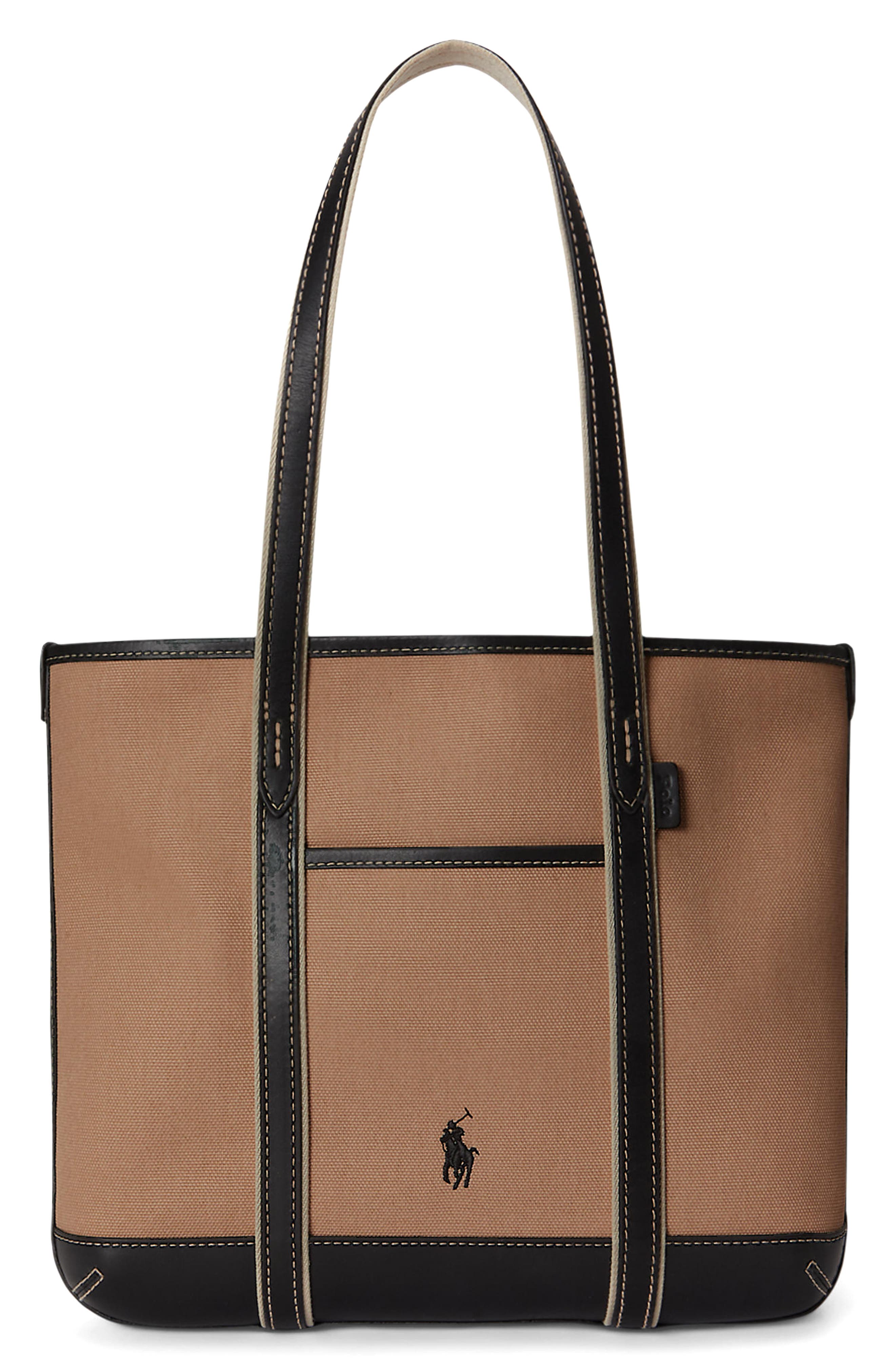 Tote Bag, Main, color, PORCELAIN/ BLACK