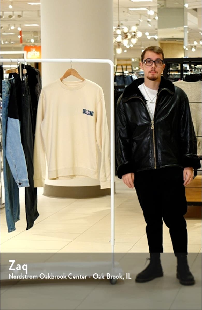 Short Sands Long Sleeve Cotton Blend Logo Graphic Tee, sales video thumbnail