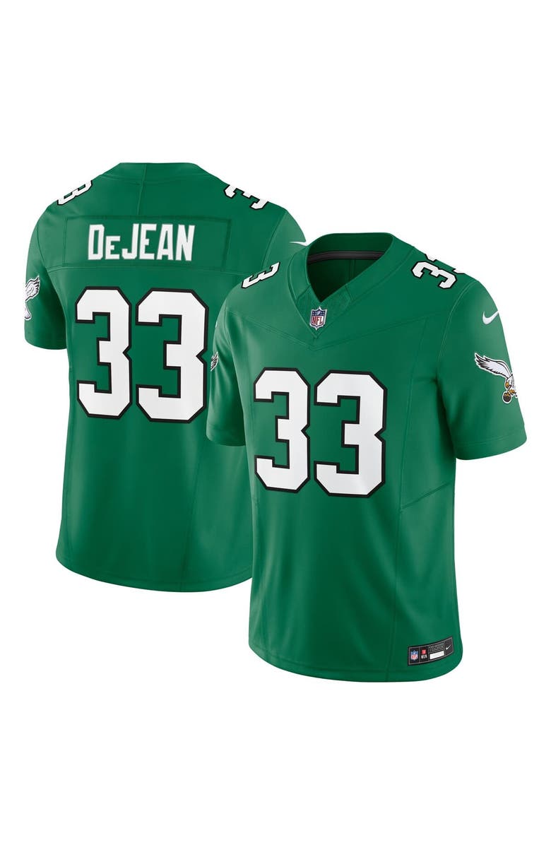 Nike Men's Nike Cooper DeJean Kelly Green Philadelphia Eagles Alternate 2  Vapor F.U.S.E. Limited Jersey, Main, color, Kelly Green