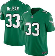 Nike Men's Nike Cooper DeJean Kelly Green Philadelphia Eagles Alternate 2  Vapor F.U.S.E. Limited Jersey