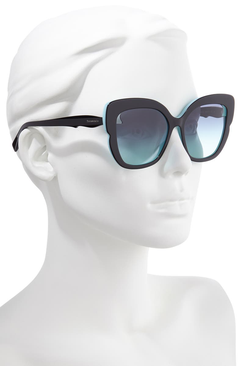 Tiffany & Co. 56mm Square Cat Eye Sunglasses, Alternate, color, 