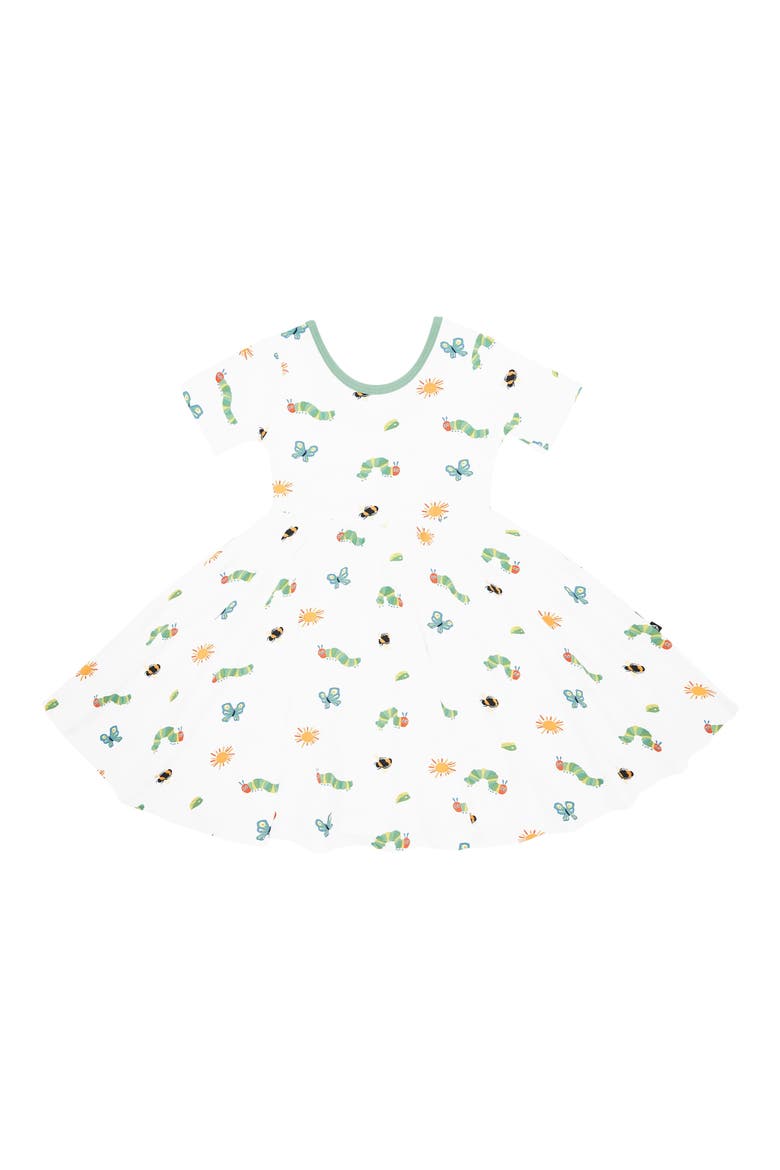 Kids' 'The Very Hungry Caterpillar' Twirl Dress, Main, color, GREEN