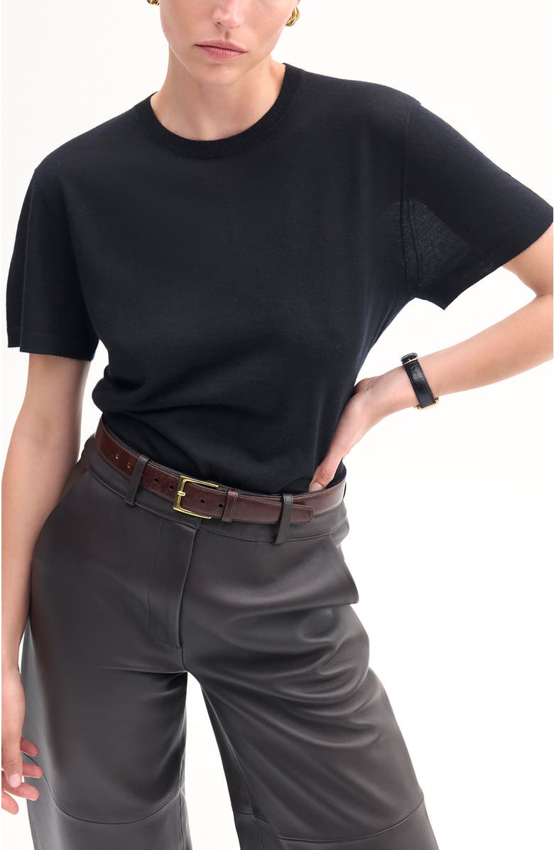 CO Relaxed Tee in Fine Cashmere, Main, color,