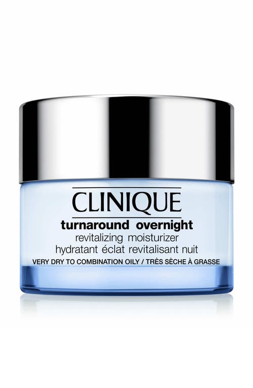 Clinique Turnaround Overnight Revitalizing Moisturizer In Transparent