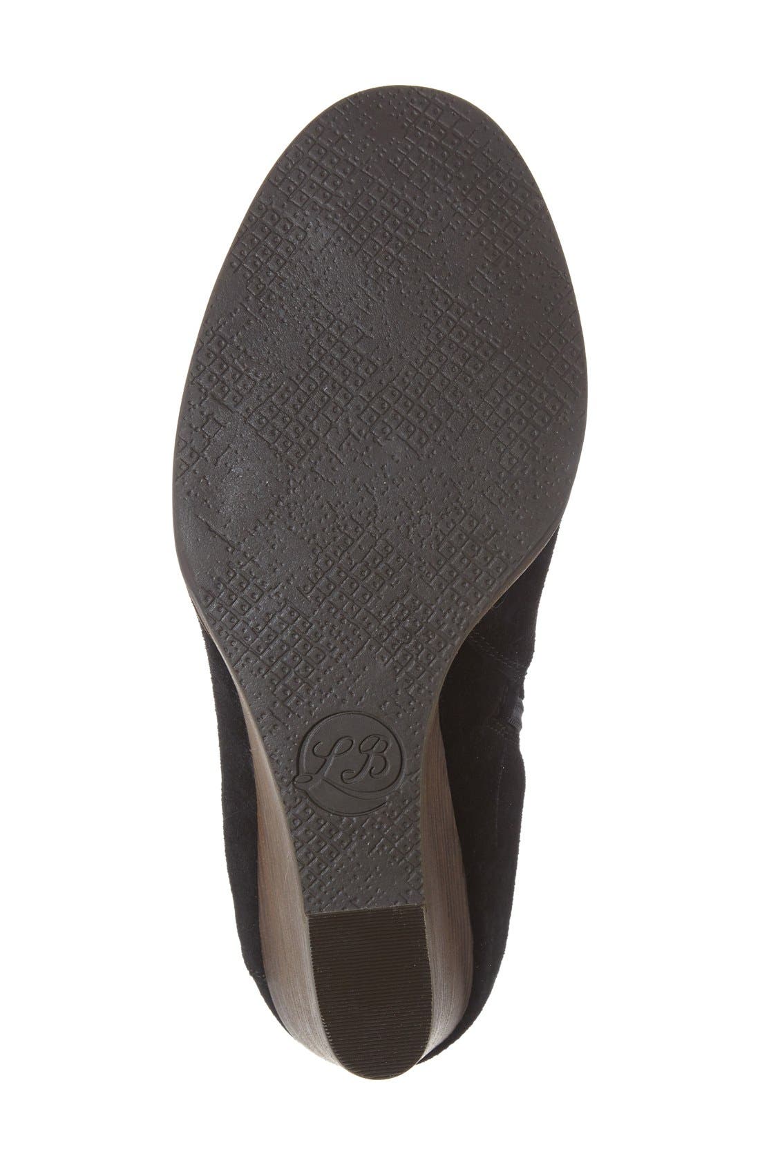 Lucky Brand 'Yakeena' Zip Wedge Bootie, Alternate, color, 