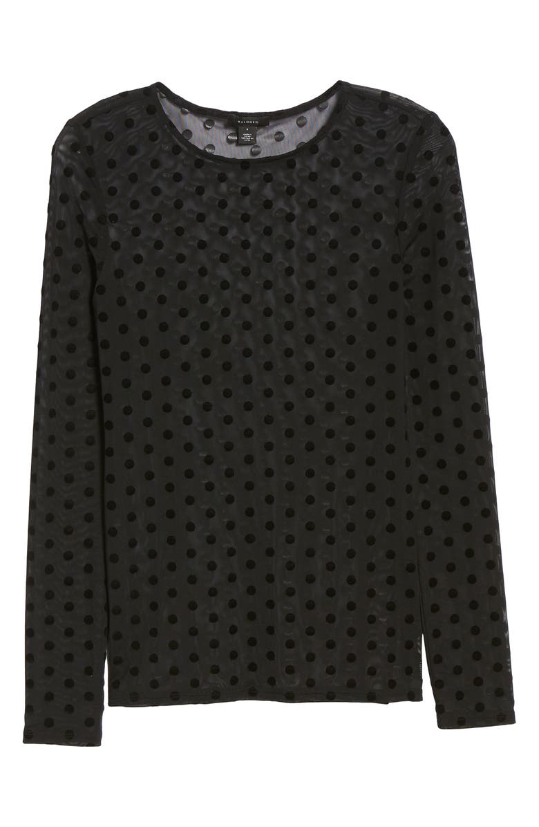 Halogen<sup>®</sup> Sheer Mesh Dot Top, Alternate, color, 