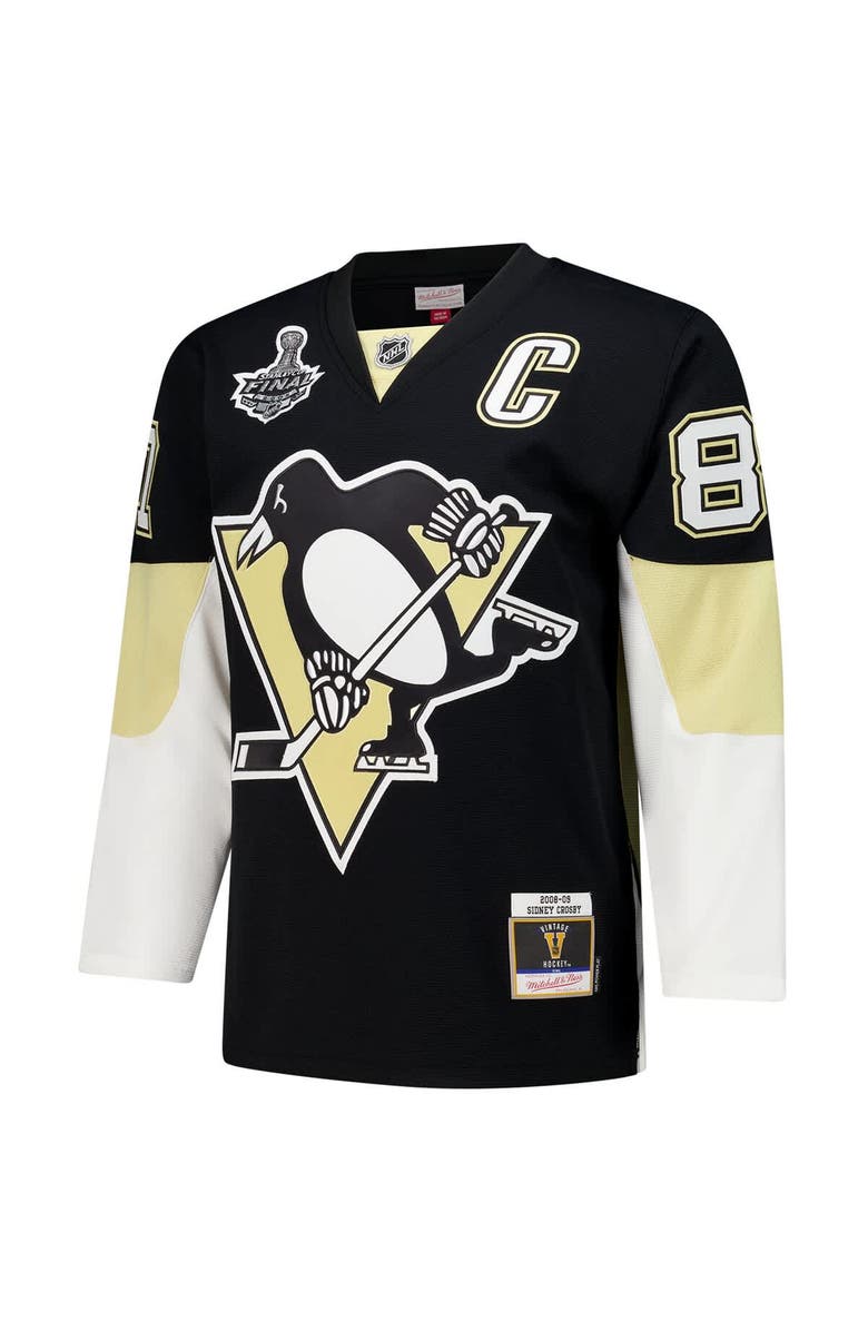 Mitchell & Ness Men's Sidney Crosby Black Pittsburgh Penguins 2008-09 Power Play Jersey, Alternate, color, Black