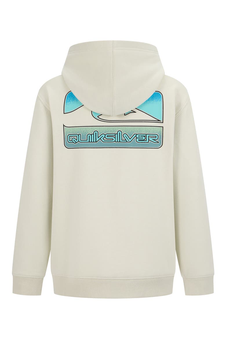 Kids' Half Step Full Zip Hoodie, Alternate, color, SILVER BIRCH