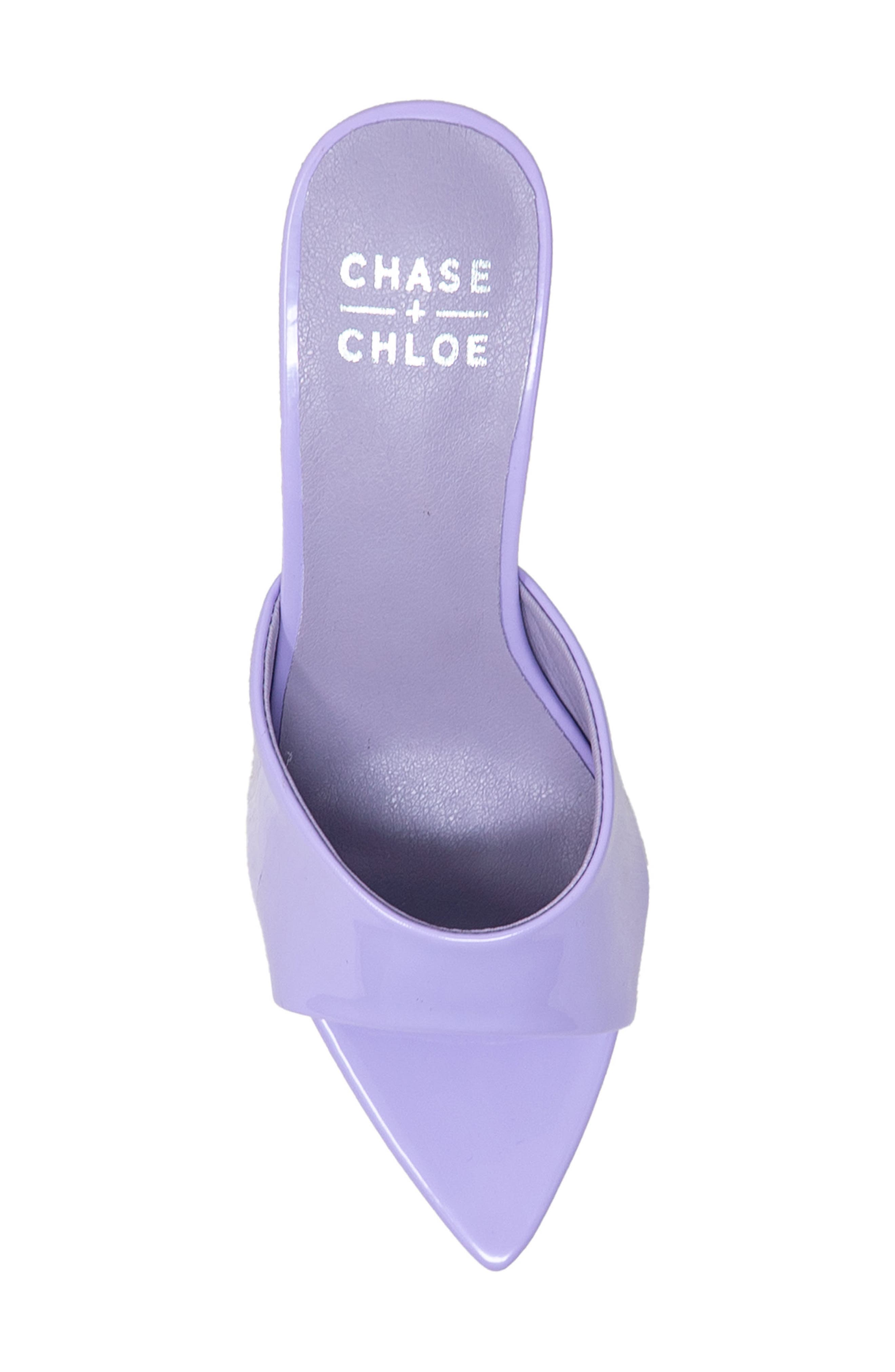 Glossy Finish Stiletto Sandal, Alternate, color, LILAC PATENT