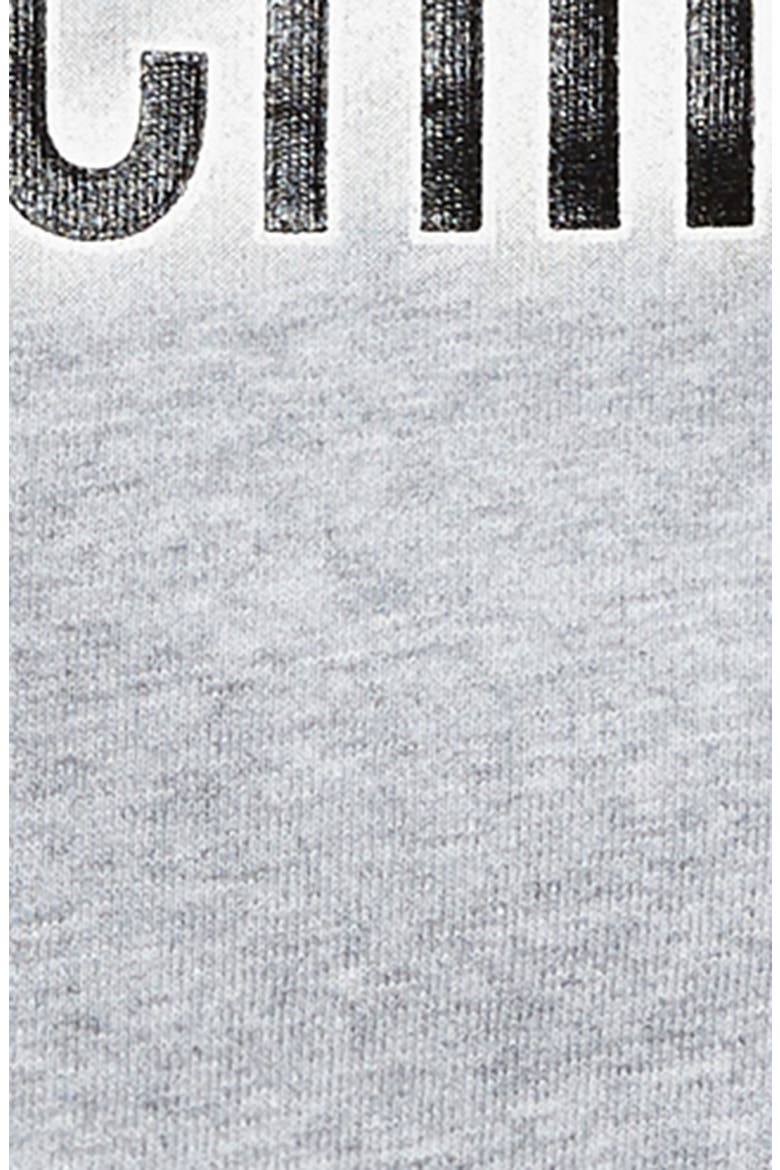 Logo & Hologram Bear Patch Sweatshirt, Alternate, color, GREY