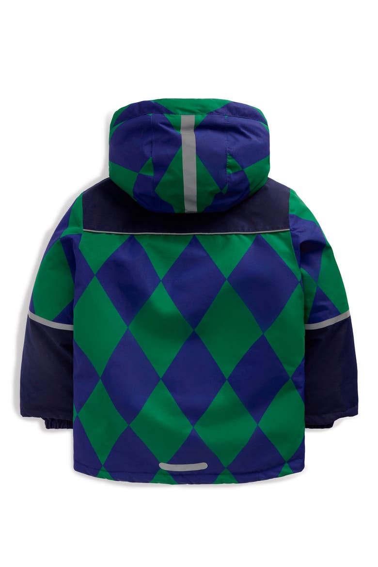 Kids' All-Weather Waterproof Coat, Alternate, color, ARGYLE