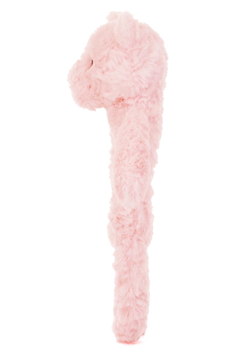 Leola Bear Ring Rattle, Alternate, color, PINK