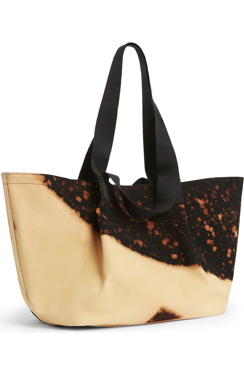 AllSaints Clarendon Bleached Canvas Tote, Alternate, color,