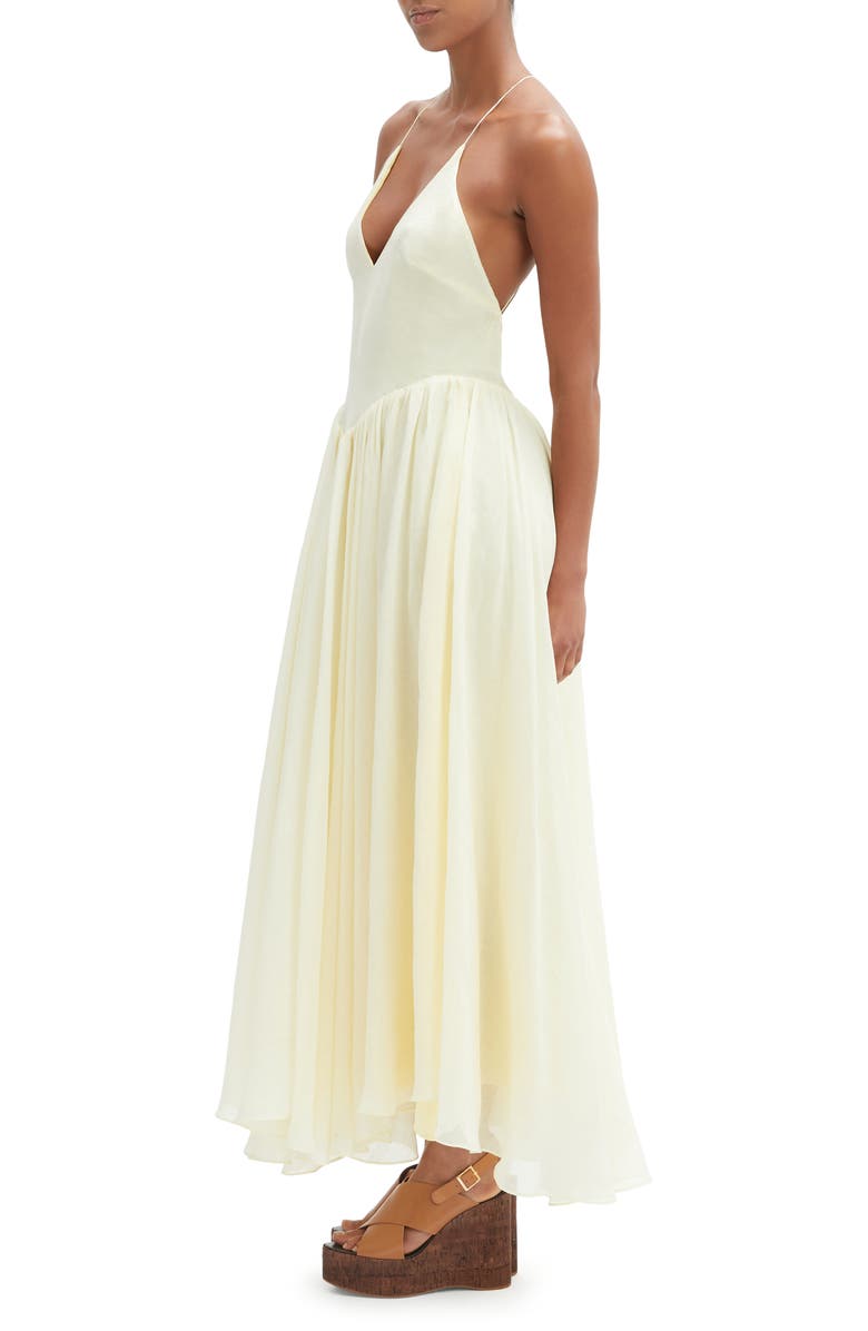 Bardot Arletha Halter Maxi Dress, Alternate, color, Canary Yellow