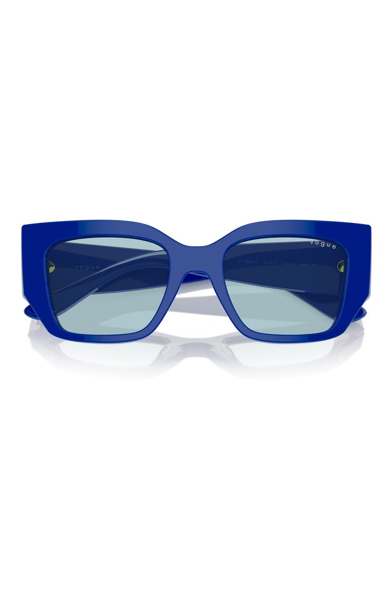 51mm Irregular Sunglasses, Alternate, color, BLUE